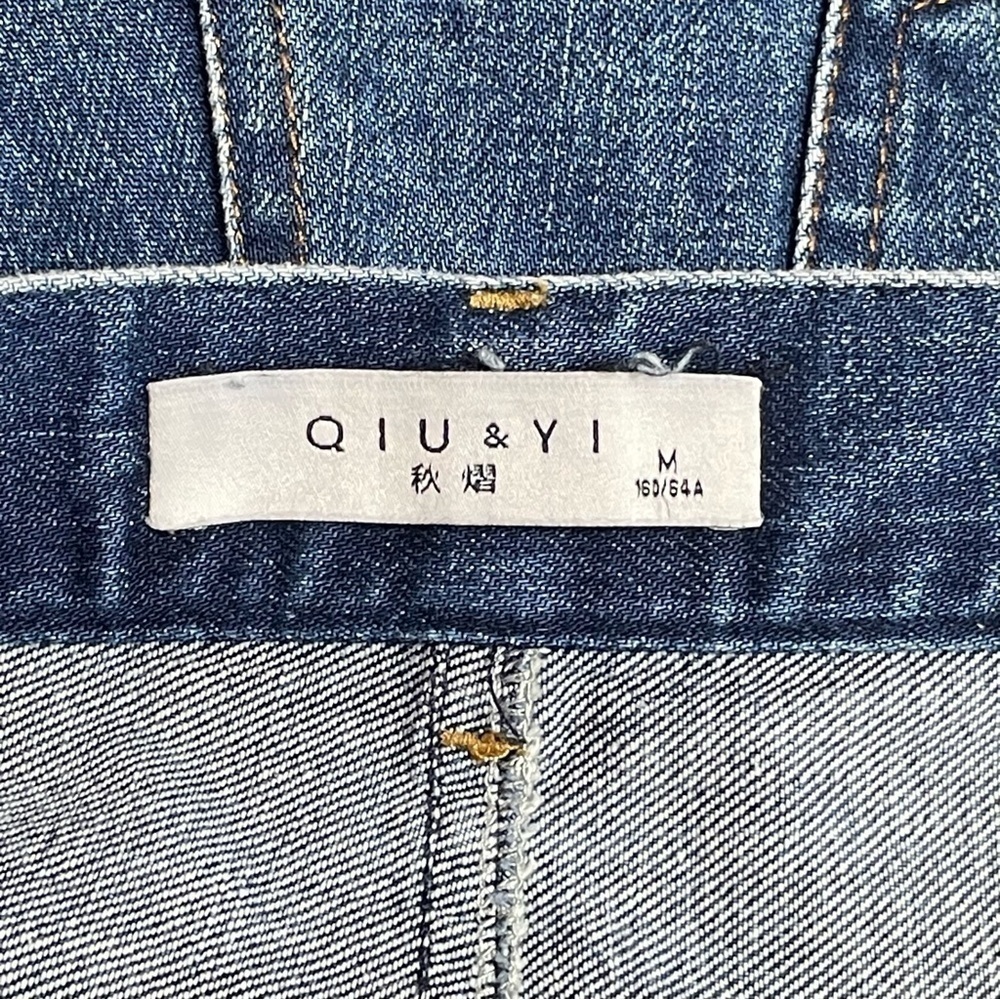 QIU & Yi distress high waist jeans shorts - Picture 5 of 6